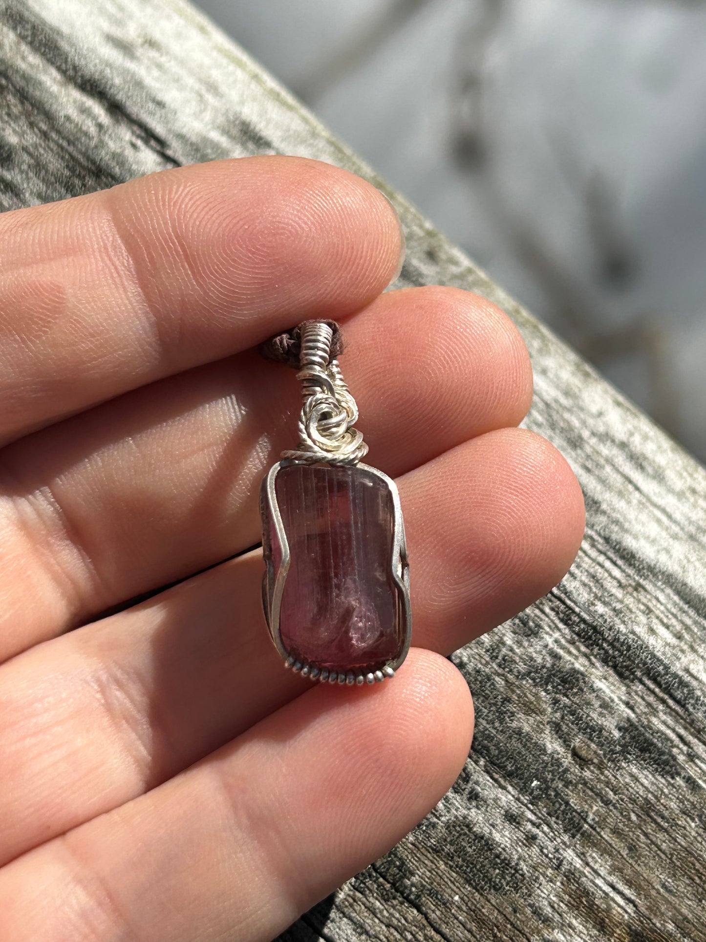 Raw Pink Tourmaline
