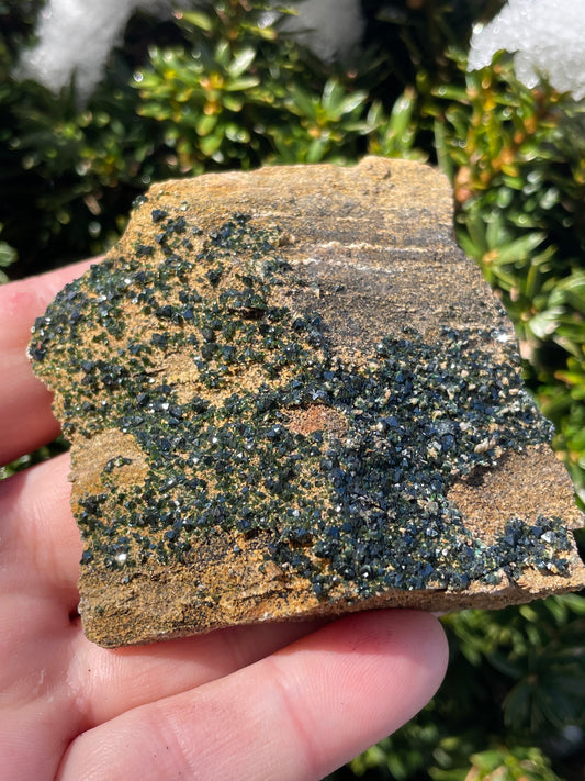 Libethenite Crystal Druzy
