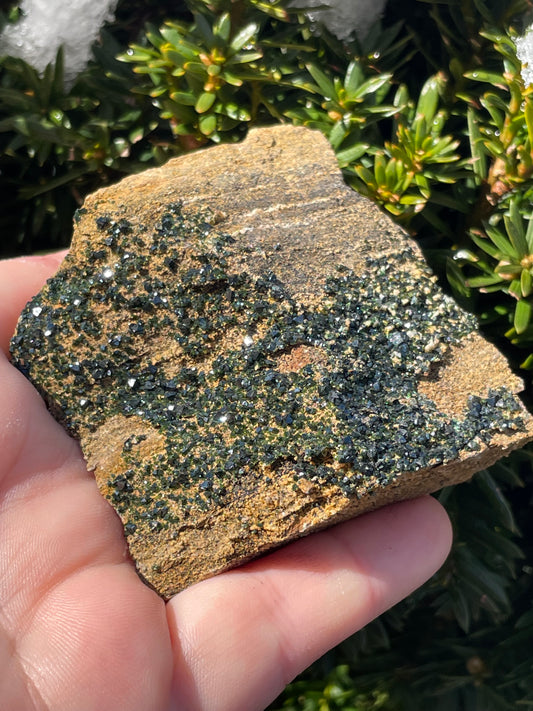 Libethenite Crystal Druzy