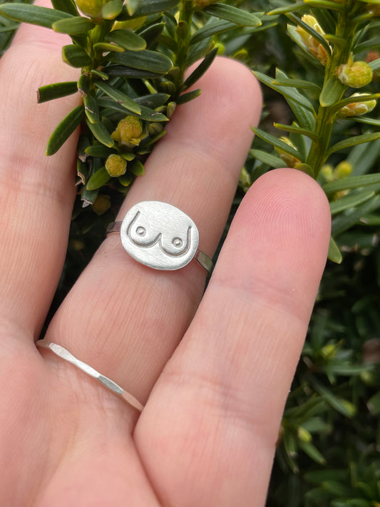 Booby Ring | Handmade Sterling Silver Ring