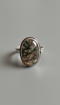 Handcrafted Moss Agate Ring