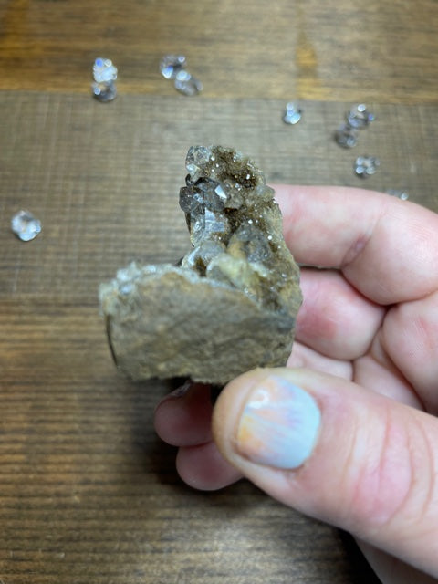 Herkimer deals diamond druzy